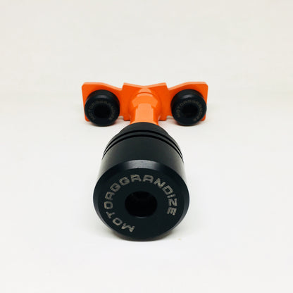 Motoaggrandize Frame sliders/ Crash Protectors for KTM Duke 125/ 200/ 250/ 390 (Gen 1 & 2)